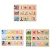 Wooden Montessori Puzzles For Kids With Logic Matching Educational Toy For Early Learning