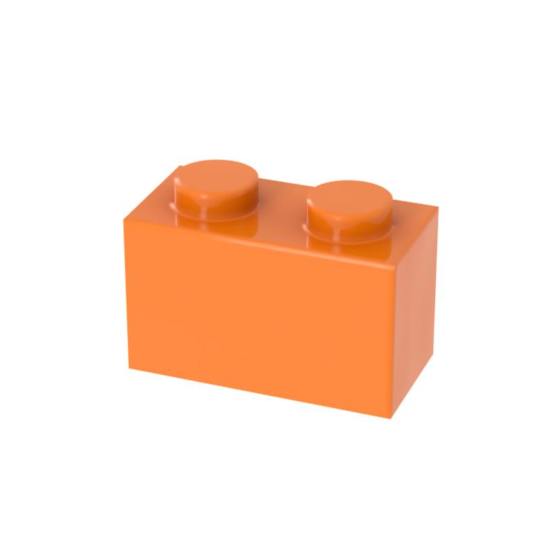 [FunBrick] 20/50/100PCS 1x2 Brick DIY Building Blocks Thick Figures Bricks Dots Creative Compatible With 3004 Toy f