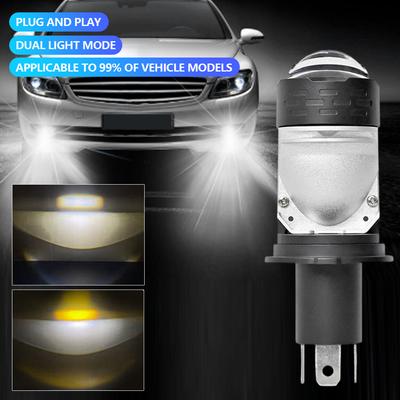 H4 LED Projector Lens Car Headlight Bulbs CANBUS Turbo Bulb Auto Dual DRL Hi/Lo Beam Light Headlamp Plug&Play For Motorcycle