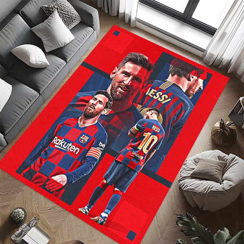 Ziel Messi: Triumph Rosa Teppich Fußmatte Druck Schutzpolster Kunst Badezimmerteppich