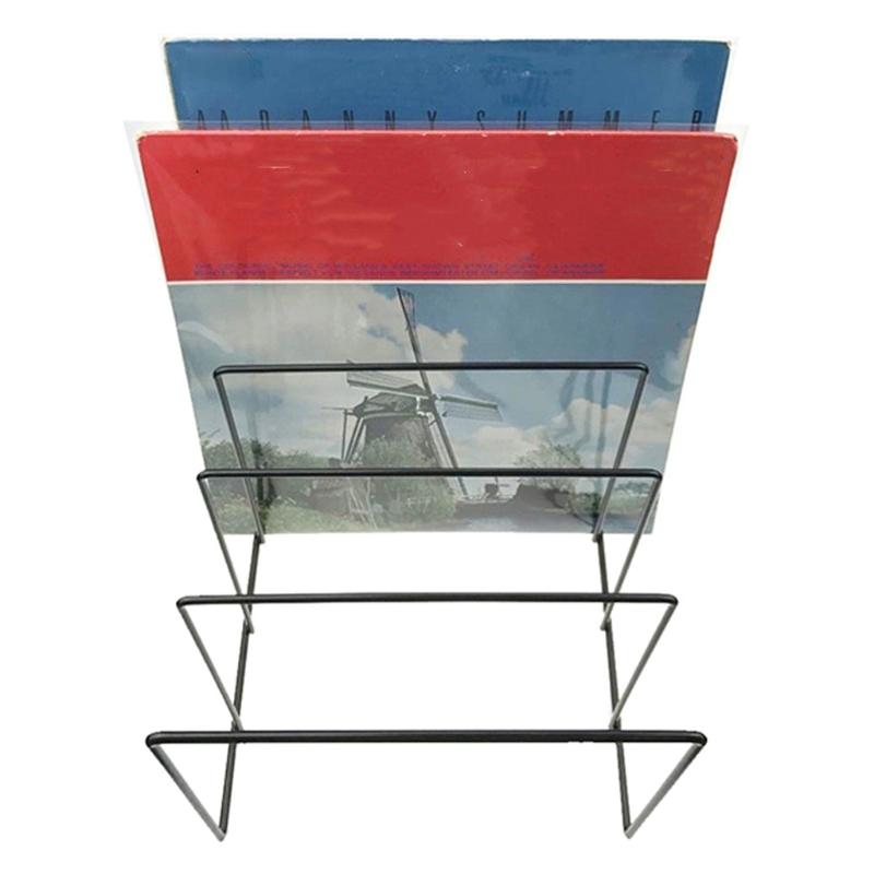 Multifunction Desk Record Shelf Organizer Office Decor for LP Record Rack Book Magzine Holder Desk Record Storage Organi