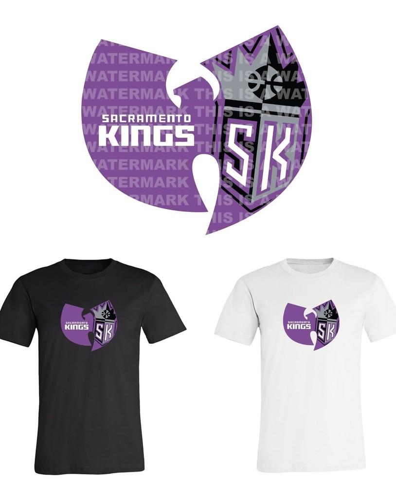 Sacramento Kings Wu Tang NBA Team logo shirt  Unisex T-Shirt XXXL