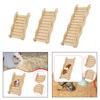 Multipurpose Wooden Hamster Ladder Bridge Stable Ramp for Mice Gerbil Bunny Cage Training Small Animal Toy