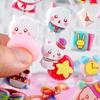 Bubble Stickers 3D Cartoon Bunny Decals Funny Animal Bubble Stickers For Party Classroom Birthday Christmas Gifts for Kids