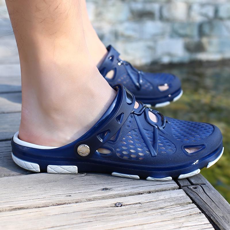 2025 Summer Classics Fashion Wear-Resistant Slippers Men's Anti-Slip Comfortable Beach Leisure Comfort Ventilate Sandals