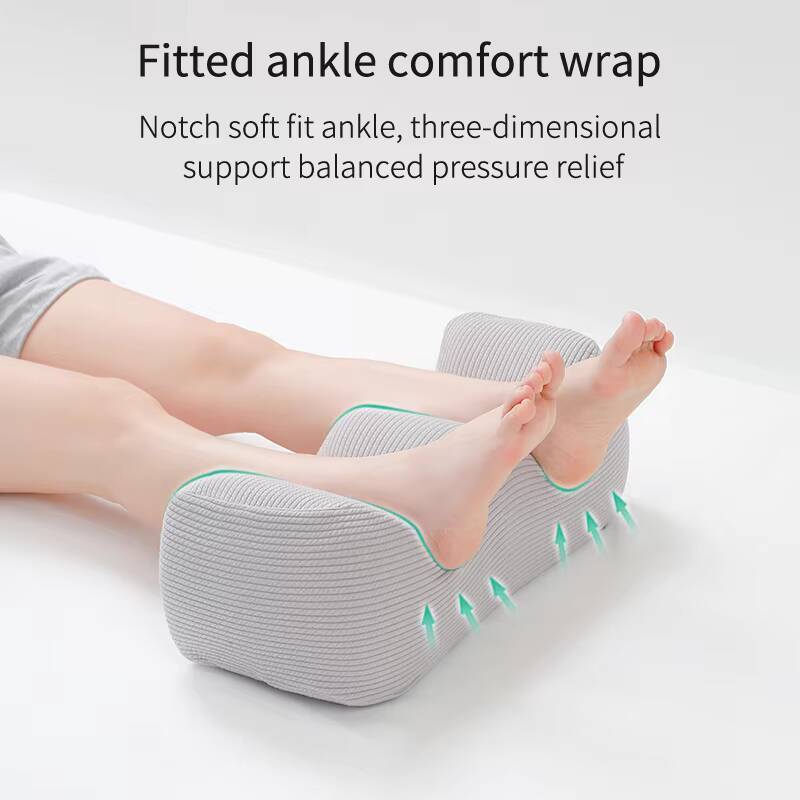 Wave Shape Knee Leg Support Elevation Memory Foam Foot Rest Pillow Leg Foot Raiser Pillow Support Cushion Massage Support Body