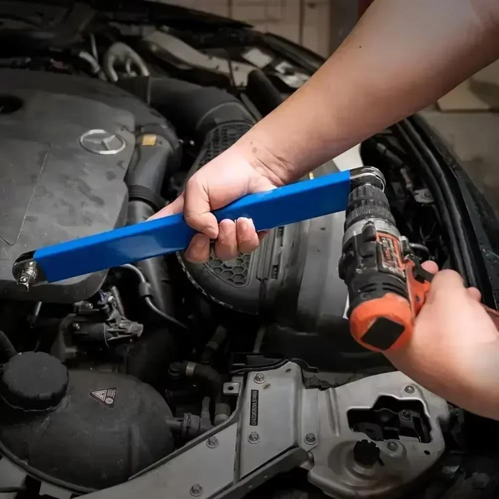 Large Impact Socket Spanner Offset Extension Ratchet Wrench for Tight Spaces Vehicle Maintenance