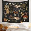 Psychedelic Mushroom Tapestry Divination Psychic Wall Hanging Hippie Bohemian Cute Room Decor Magic Tapestry Art Home Decor