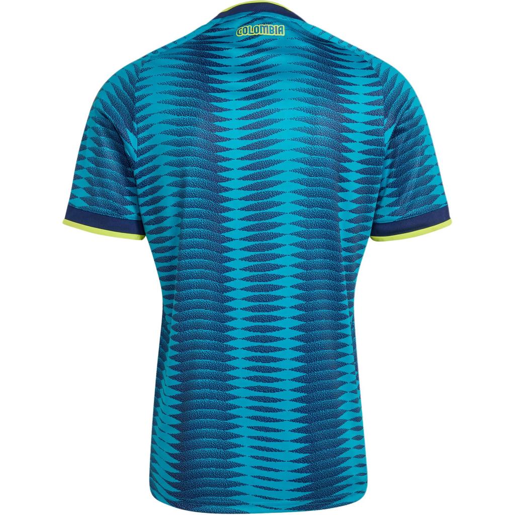 adidas Colombia 26 Camiseta de Visitante Equipo Azul Marino/Verde Misterioso Tops para Hombre JL6974