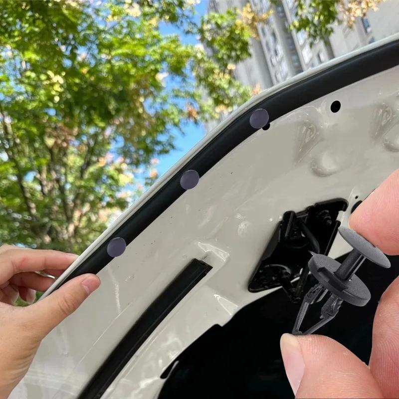 20-100Pcs Car Bumpers Clip Plastic Push Rivet Trim Clips Auto Clips Plastic Rivets for Ford Wheel Arch Linings Mudguard Buckles