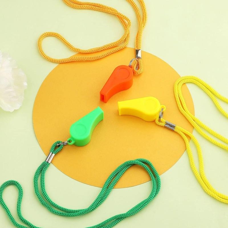 12Pcs Sports and Football Whistles Referee Whistle with Lanyard Loud Crisp Sound Whistle for Basketball Volleyball Games