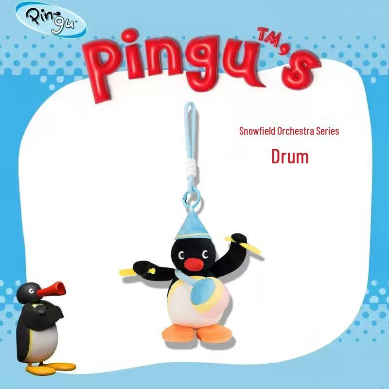 Genuine Penguin Plush Keychain Doll Ornament for Backpacks