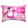 MORIPiLO Gingham Check Pillowcase Pink 43x63cm Wrinkle Resistant Bedding Pillow Cover with L-Shaped Zipper Antibacterial Machine Washable