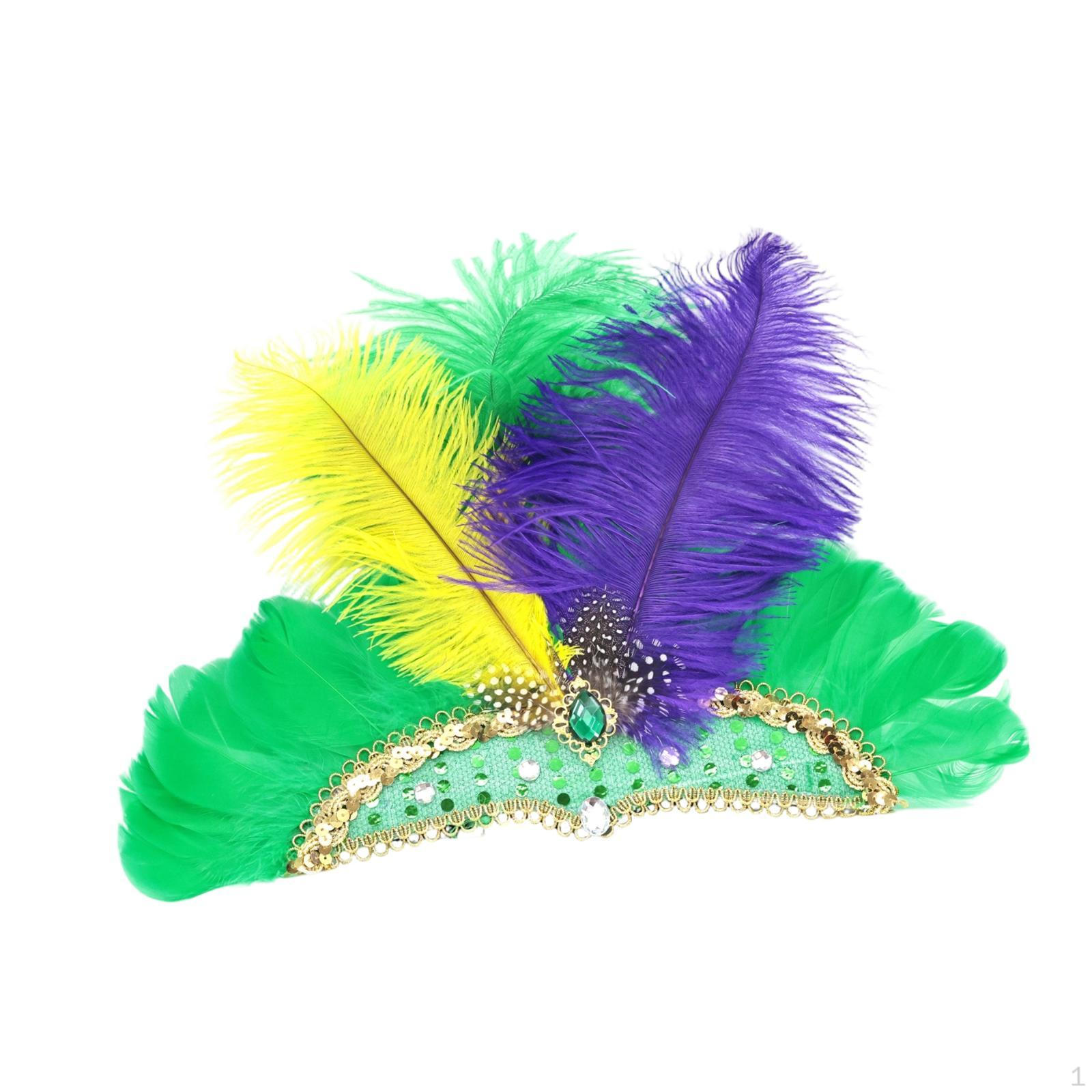 Halloween Headpieces Costume Accessories for Themed Party Carnival Festival Yellow Green Purple