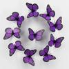 Pretty New 10Pcs 4.72 In Bedroom Butterfly Decoration Stickers Fakes Butterflies For Crafts Artificial Wall 3D Home Decorative