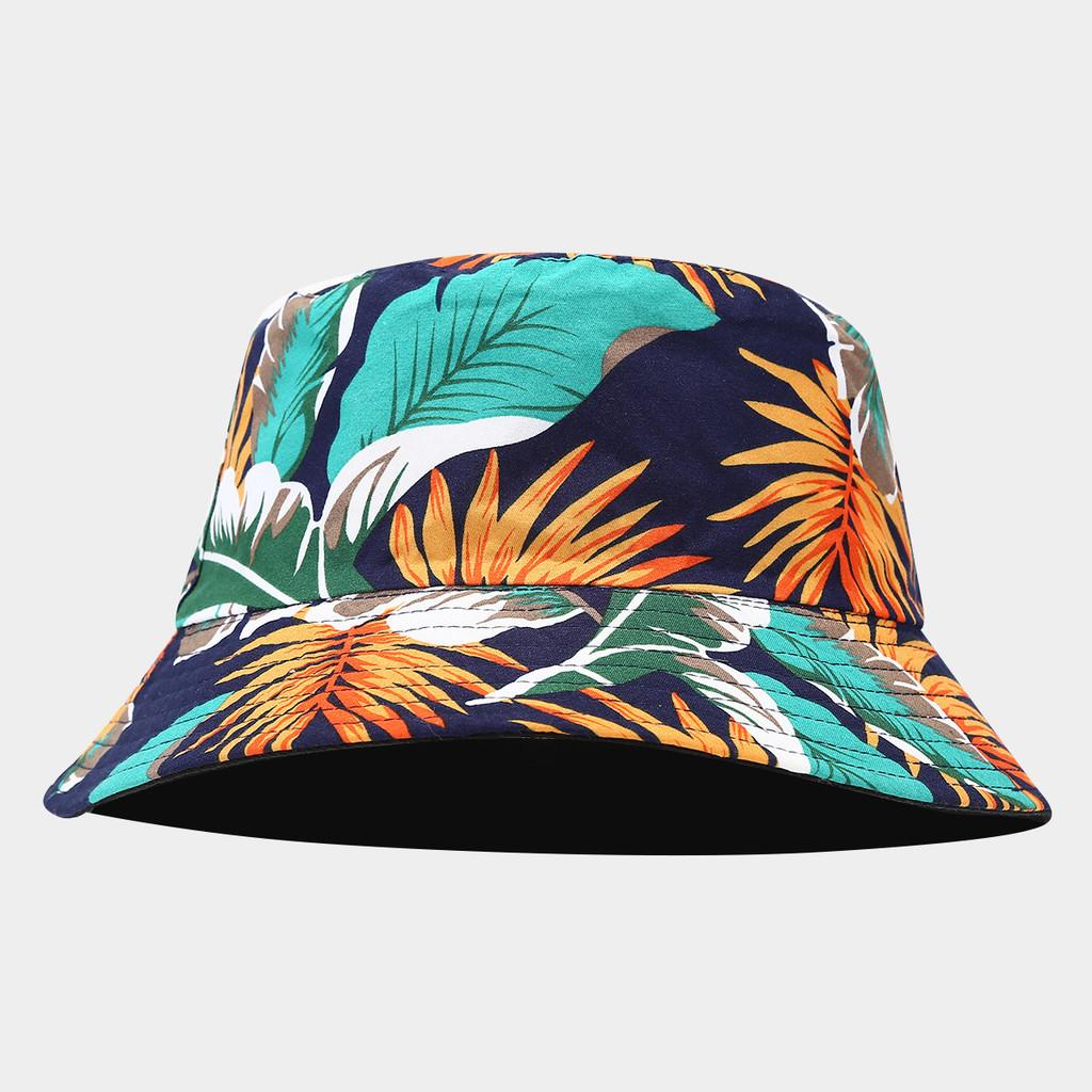 Outdoor Cotton Printed Wide Brim Fisherman Hat For Sun Protection And Breathability