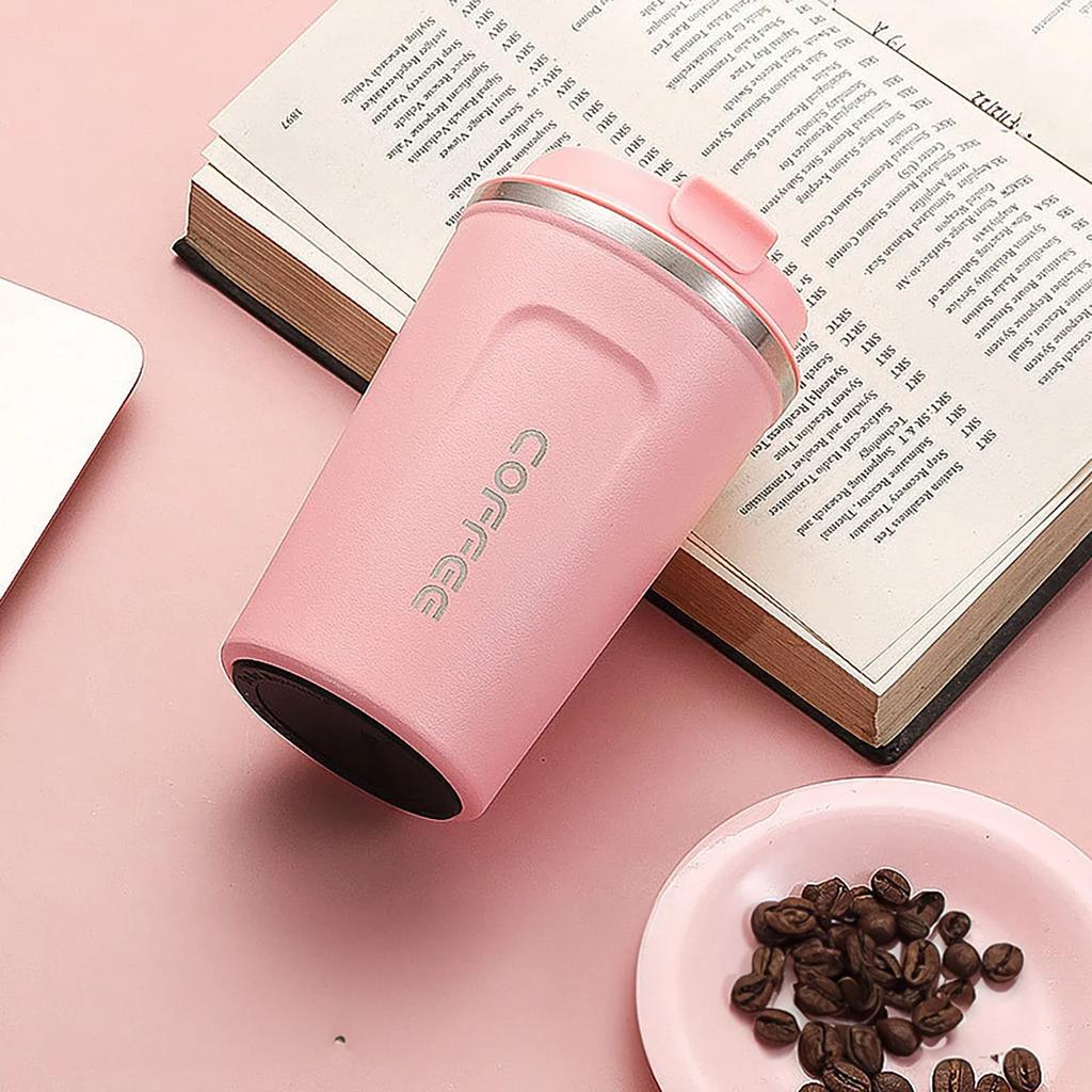 380/510ml Thermo Coffee Cup Mug  Keep Warm Hot Cold For Juice Tea Water Ice Beverage School Insulated Stainless Steel Leakproof