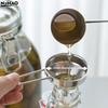 Stainless Steel Funnel With Handle Small Metal Funnel For Filling Bottles Liquor Wine Oil Coffee Beans Kitchen Gadget