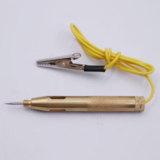 Automotive Circuit Tester 6V/12V/24V Copper Pen Body Test Light for Quick Vehicle Wiring