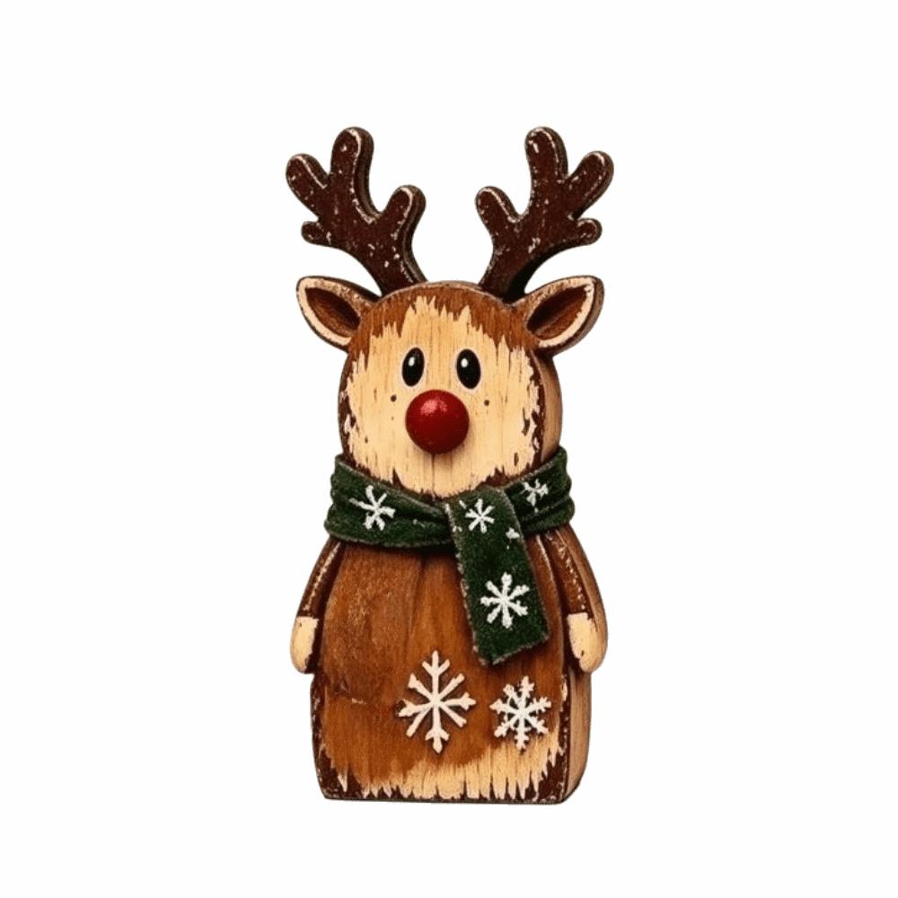 1/3pcs Reindeer Christmas Ornaments Cat Xmas Desktop Ornaments Santa Claus Figurine Decor Office
