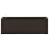 Vidaxl Podwyższona Donica Z Systemem Podlewania, Mokka, 100X43X33 Cm