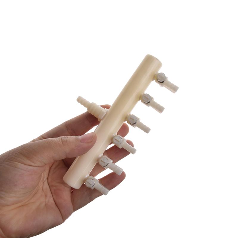 2/3/4/5/6Way Aquarium Air Pump Hose Splitter Oxygen Pipe Distributor Fish Tank Aeration Tube Air Flow Control Valve Accessories