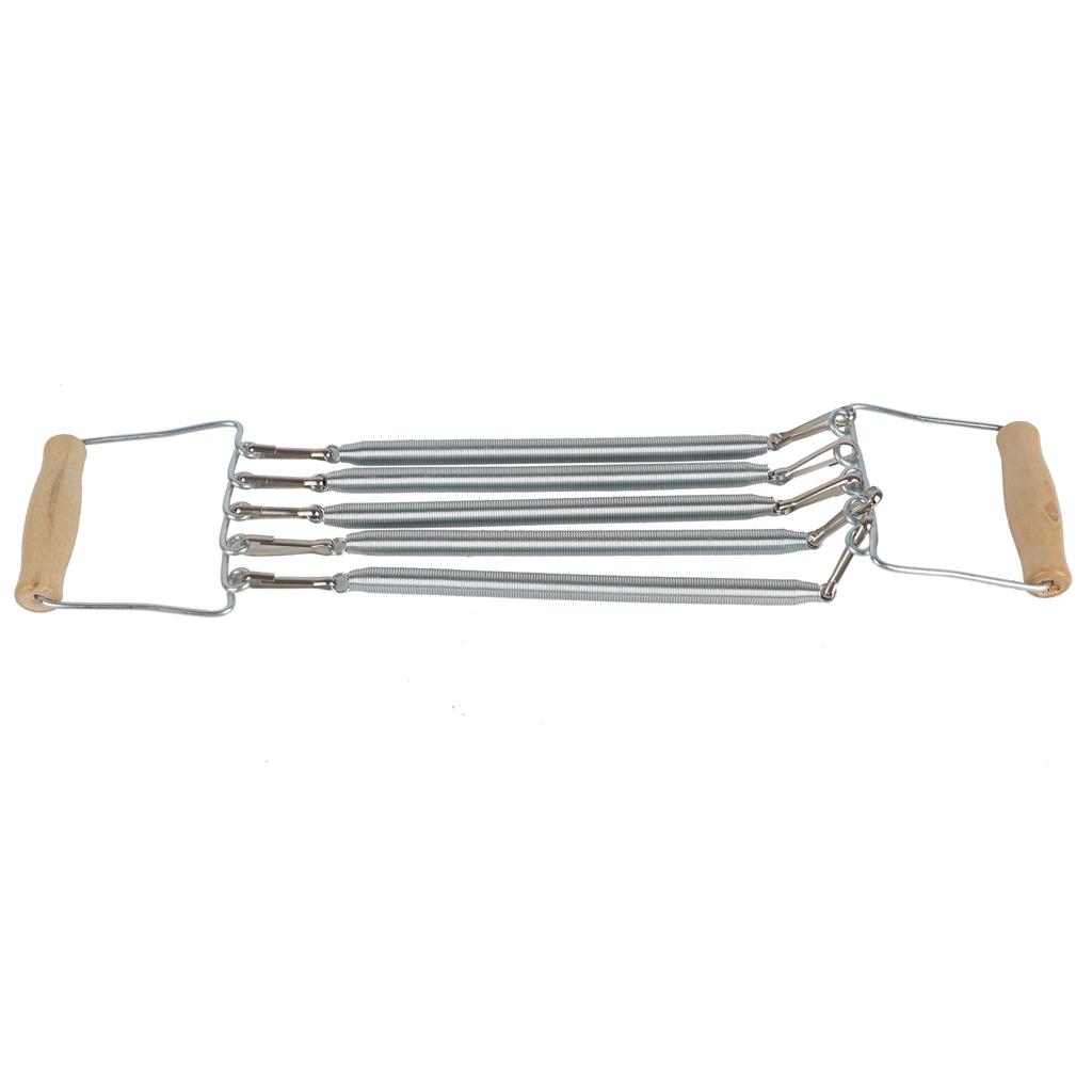 Wooden Handle Removable Spring Chest Expander Developer Household Exercise Muscle Fitness Equipment