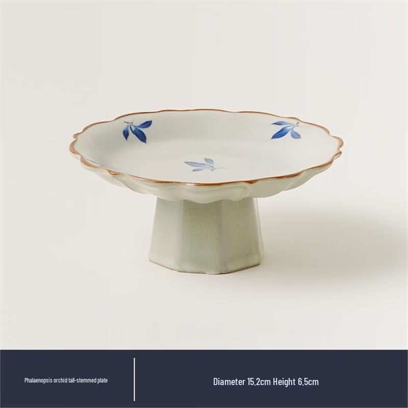 Ru Kiln Ceramic Fruit Plate