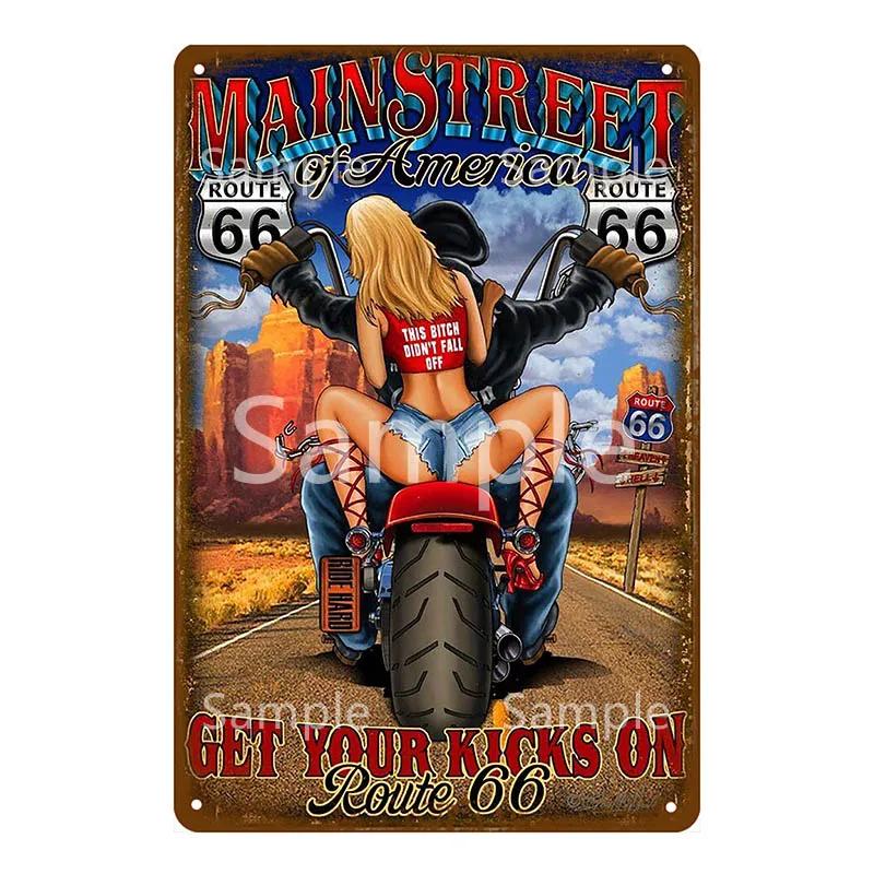 Vintage Race Motorcycle Poster Triumph Metal Tin Plaque Retro Signs For Pub Bar Garage Home Wall Decor 20x30cm YL143