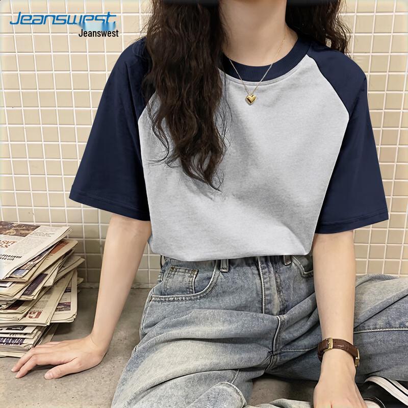 Jeanswest Women s Pure Cotton Raglan Sleeve T-shirt L