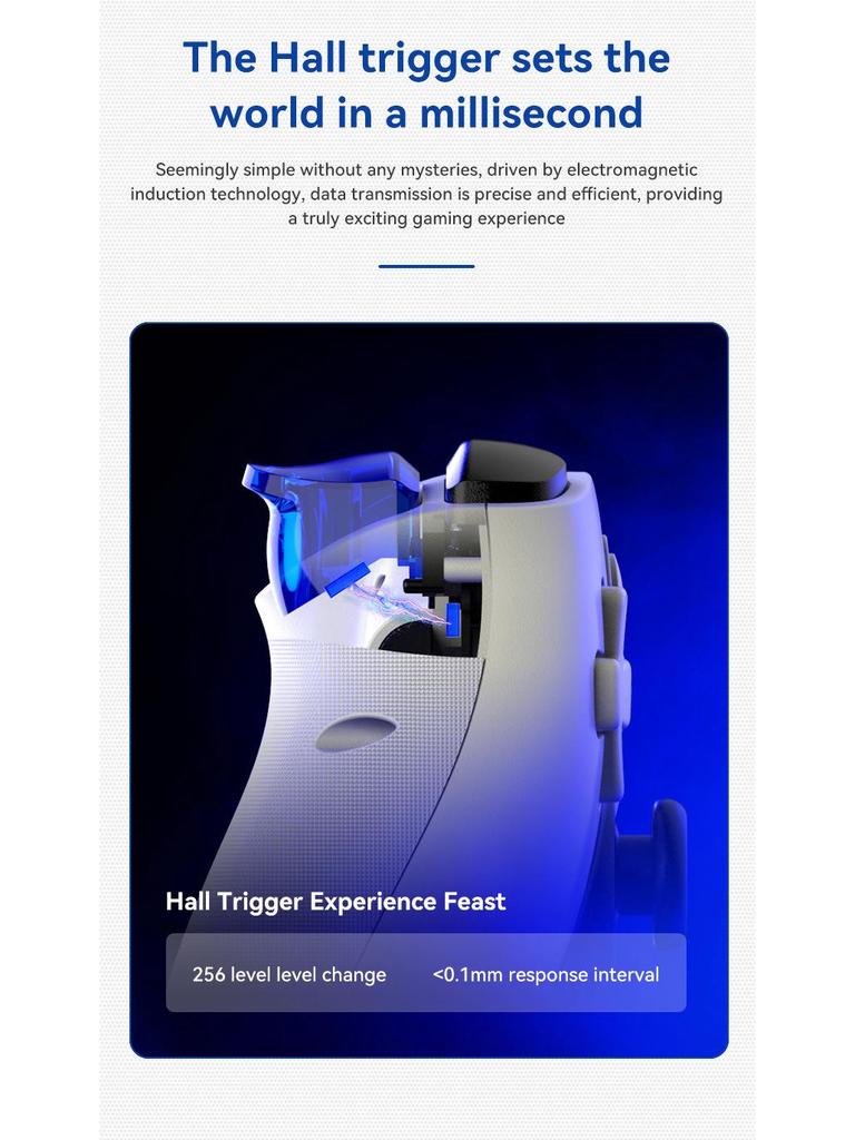 D9 Wireless Telescopic Gamepad for Tablet, Switch, PC, PS, Bluetooth Streaming