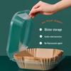 Extra Large Oil-Absorbing, High-Temp Resistant Air Fryer Paper Liners - Rectangular & Round