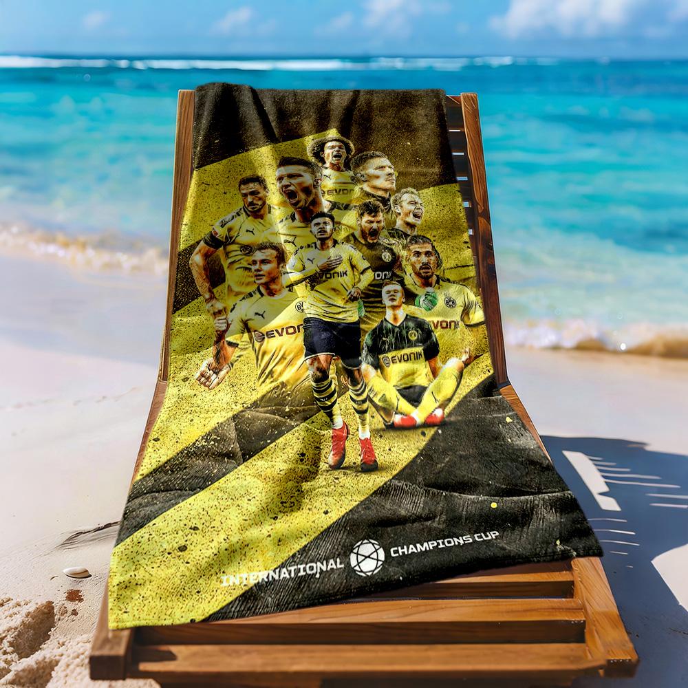 Borussia Dortmund Beach Towel Soft Durable Quickdry Comfortable Lightweight Suitable For Sports Travel Swimming Yoga Bathroom Beach And Pool