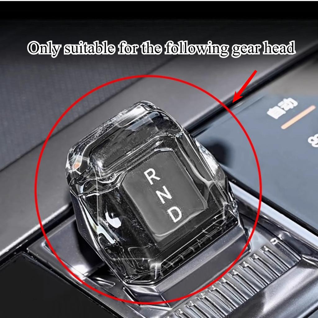Silicone Gear Cover DMiEV Gear Handle Cover for BYD Song PLUS Decorative Gear Cover Interior Modification Car Accessories Tools