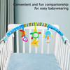 Baby Cart Arch Toys Newborn Ocular Development Toys Portable Adjustable Animal Crib Bell Toys Kids Early Education Toys Gifts