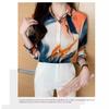 European and American Popular Fashion Temperament Printing Comfortable and Versatile Loose Long-sleeved Women's Shirt