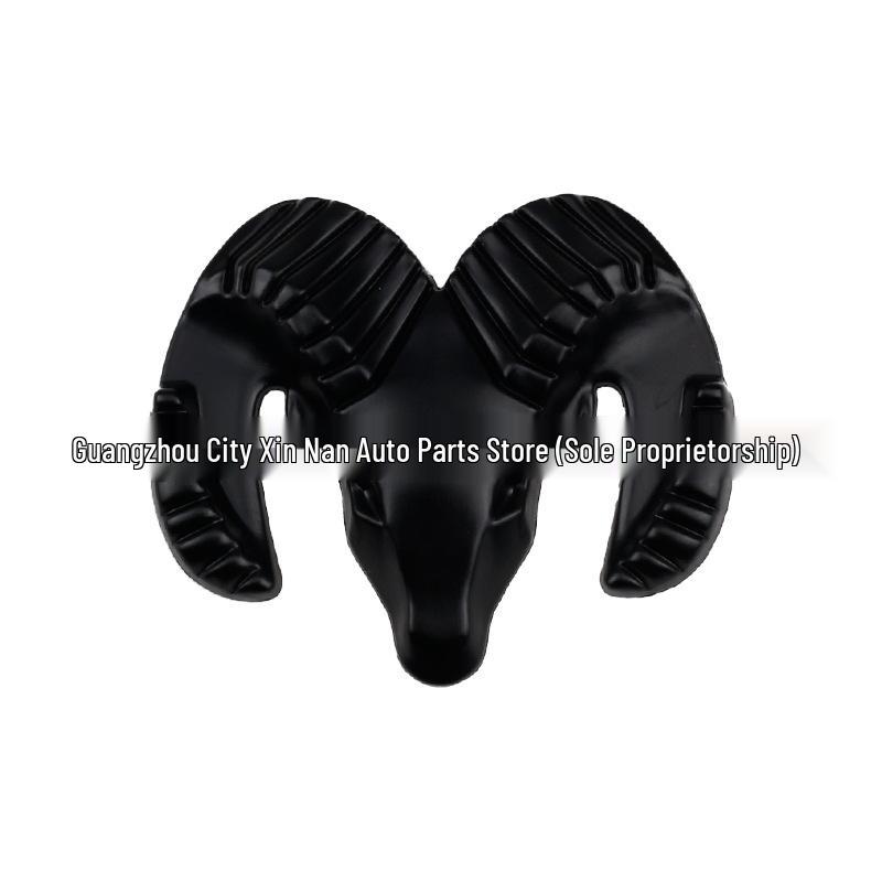 Dodge Journey Sheep Head Metal Emblem - Front & Rear Decal