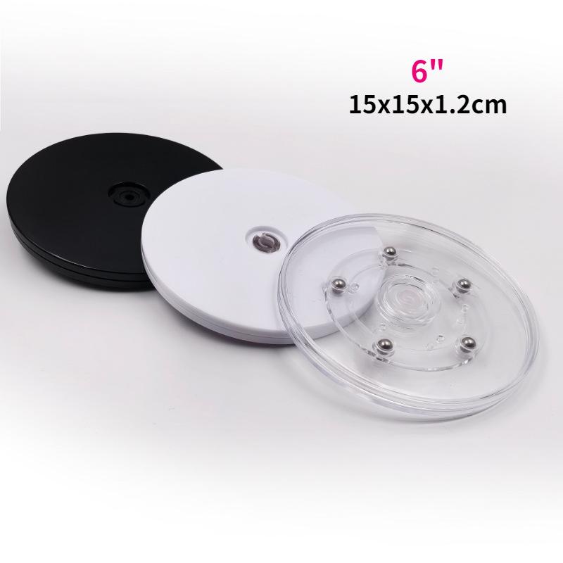 Clear Acrylic 360° Rotating Turntable Base