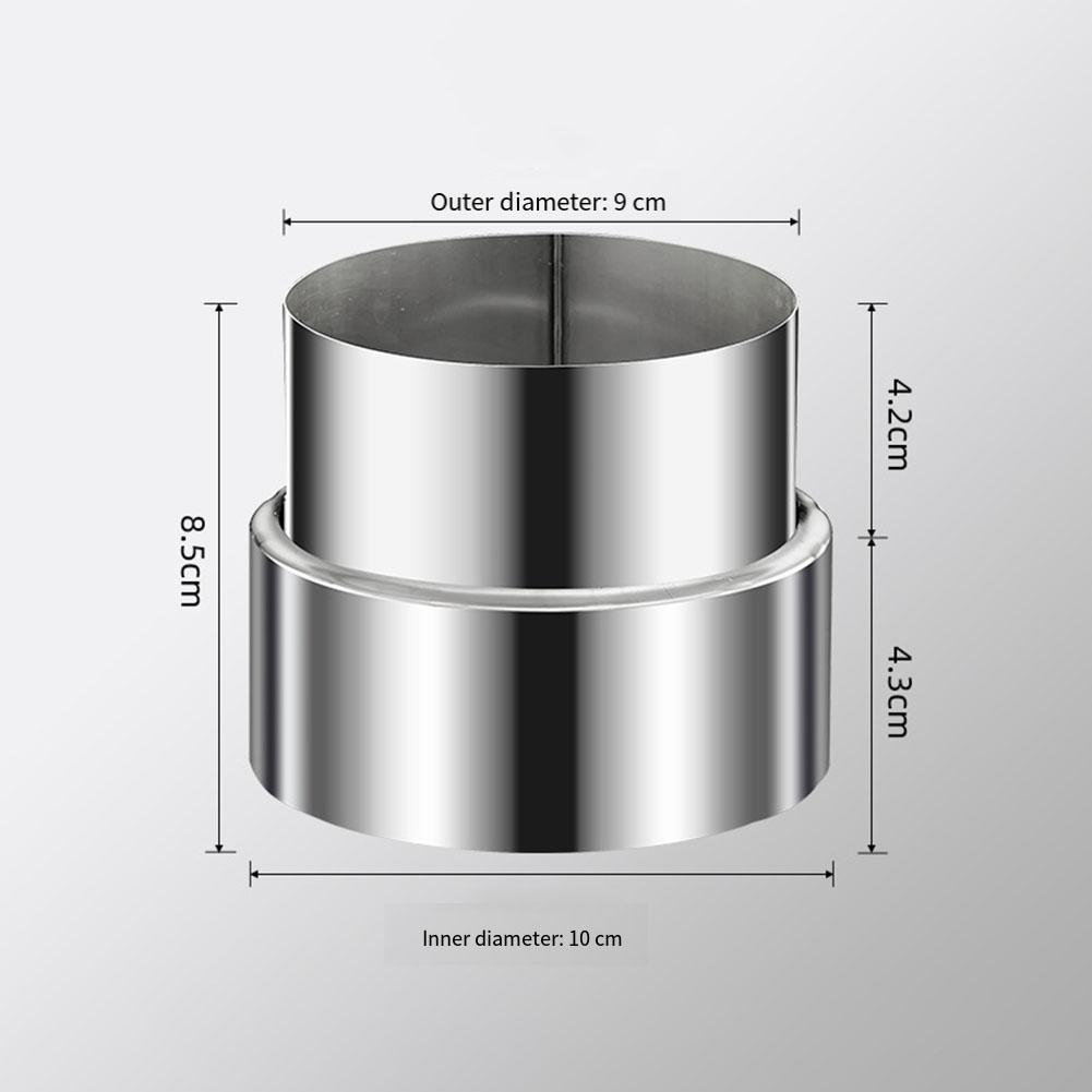 Schornsteinrohr-Reduzierstück Edelstahl Ofenrohr-Komponente zur Durchmesserreduzierung von 120 mm auf 50 mm in Lüftungssystemen