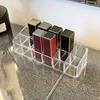 Lipstick Storage Box Save Space Transparent 12/18/36 Grids Women Makeup Lip Glaze Holder Daily Use