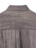 Burkeru Cotton Linen Dyed Long Sleeve Shirt Gray