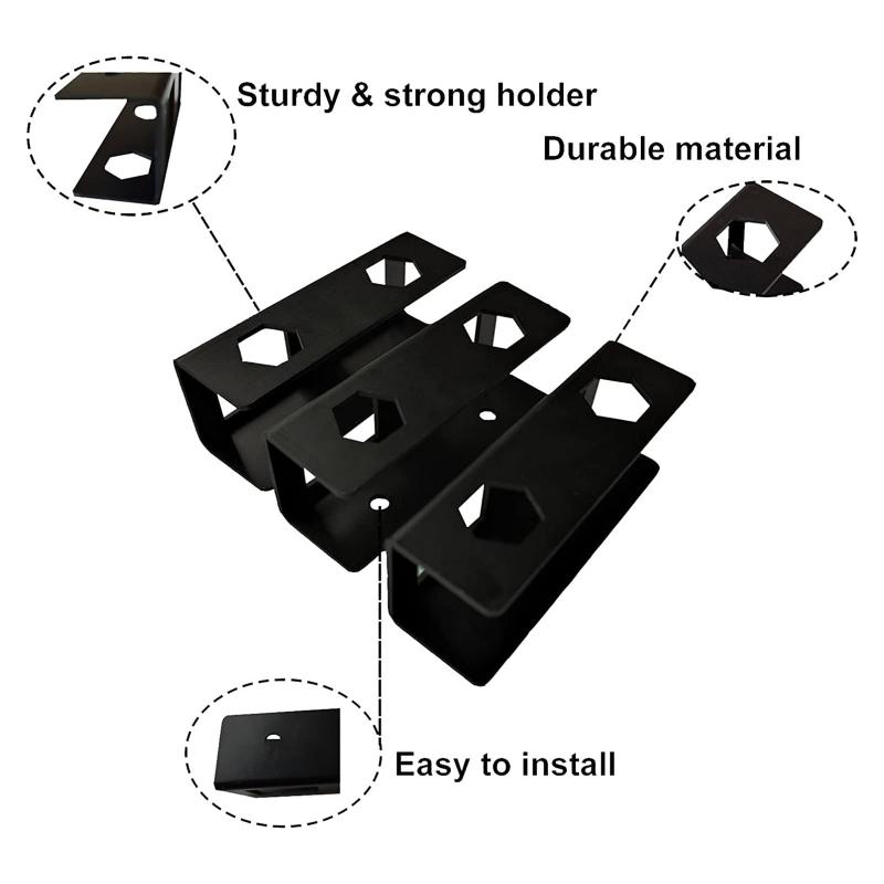 Doppelstöckige Laptop-Halterung unter dem Schreibtisch mit Schraube, Laptop-Halterung unter dem Schreibtisch für Laptop-Tastatur