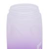 Cycling Water Bottle 650ml PP5 TPE Leak Proof Squeeze Water Bottle with Silicone Dust Cover for Outdoors Sports Fitness Running Gradient White Purple