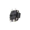 10Pcs/Lot Micro Switch Smd 4Pin Side By Light Touch Button Switch Key For Mobile Phone 3X3.5 Surface Film With Column
