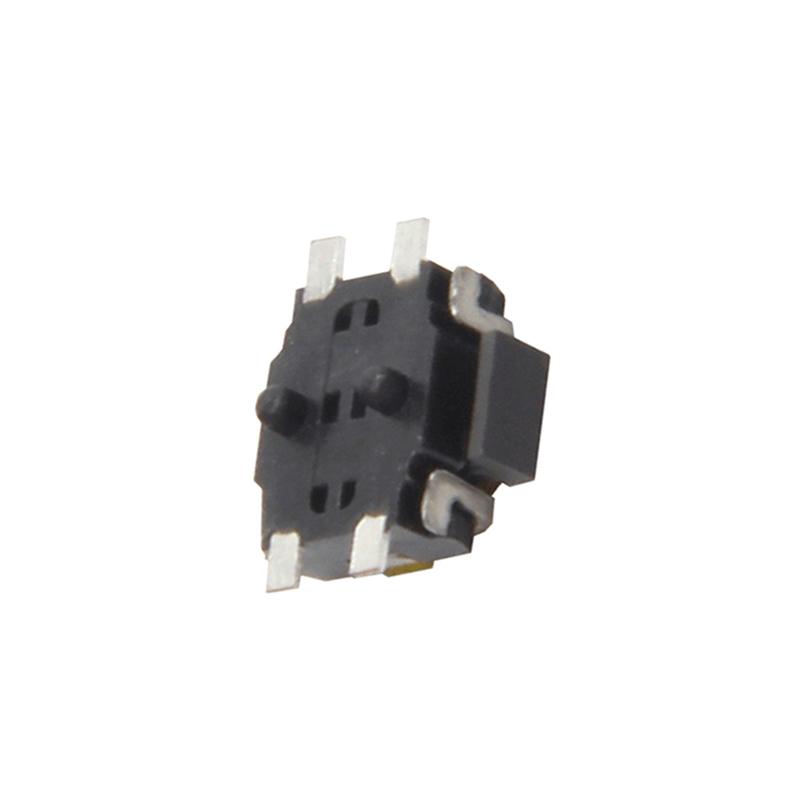 10Pcs/Lot Micro Switch Smd 4Pin Side By Light Touch Button Switch Key For Mobile Phone 3X3.5 Surface Film With Column