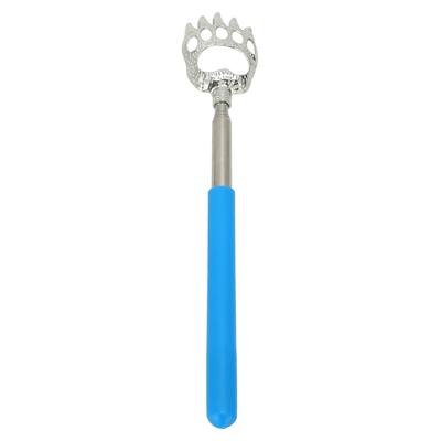 Telescoping Back Scratcher Household Stainless Steel Extendable Back Scratcher MassagerBlue