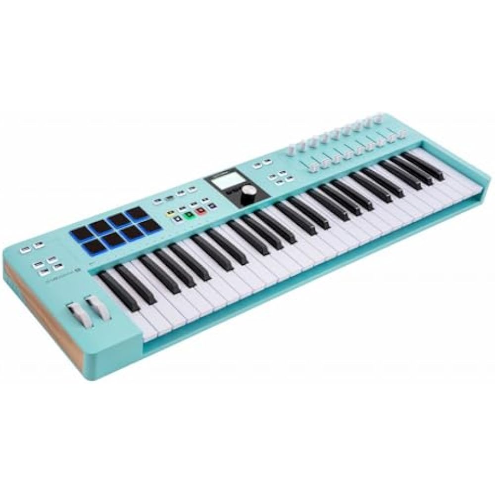Arturia Controlador de teclado MIDI KeyLab Essential 49 mk3 Aquamarine
