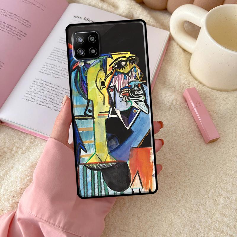 Painting Picasso Abstract Art For Samsung Galaxy A54 A34 A14 A52 A32 A12 A13 A33 A53 A15 A16 A26 A36 A56 A06 A35 A55 Case