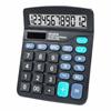 12-Digit Dual Power Calculator Large LCD Display Office Calculator Desktop Calculator  Student Use