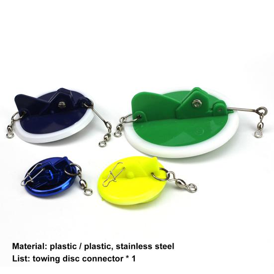Plástico Dipsy Diver Direccional Forma Redonda Ángulo Ajustable Disco Dipsey Diver Accesorios de Pesca
